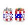 Transparent Holographic Patriotic Gift Jar - July 4th