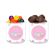 Transparent Holographic Easter Gift Jar - Easter Eggs
