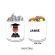 Personalized Transparent Holographic Graduation Gift Jar - Baller For Life-Basketball