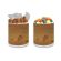 Holographic Thanksgiving Gift Jar - Leaves