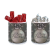 Holographic Christmas Gift Jar - Gold Bauble-silver