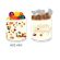 Transparent Holographic Thanksgiving Gift Jar - Happy Thanksgiving