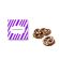 Congratulations Mini-box Gift Favors - Chocolate Toffee Pretzels