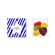 Patriotic Day Mini-box Gift Favors - Wine Gums