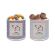 Holographic Anniversary Gift Jar - Double Hearts